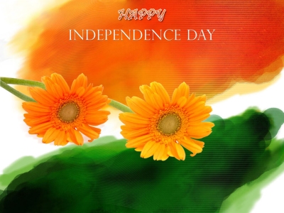 Independence-Day-Celebration-With-Flowers